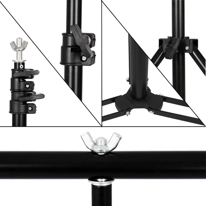 T-shaped Tripod Stand  Background Backdrop Photography Adjustable